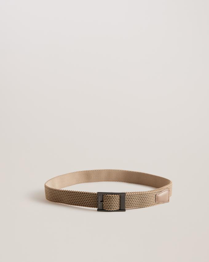 Ceinture Ted Baker Reversible Woven Elastic Grise Homme | ULE-09220384